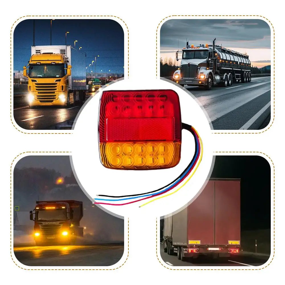 20 LED 12V Waterproof Tail Light for Car Truck Trailer LED Tail Light QXL