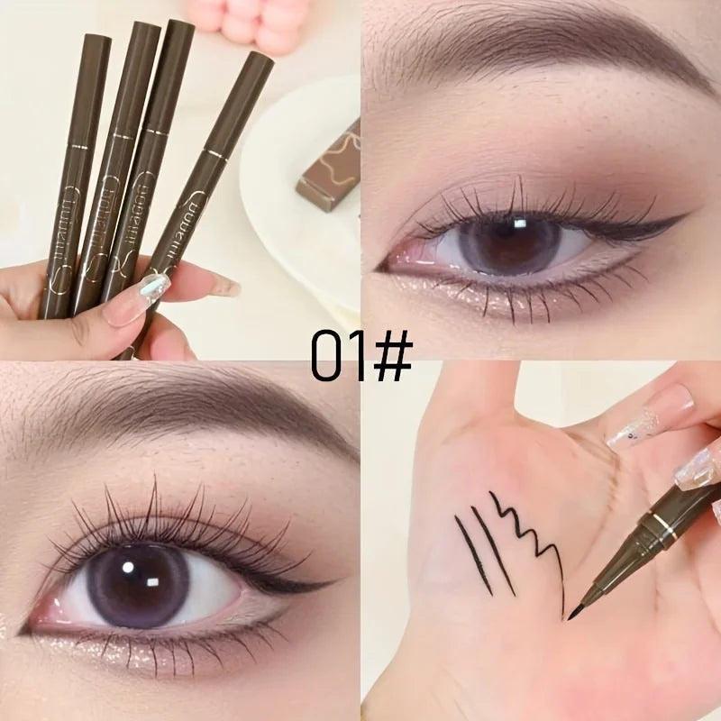 0.01mm Ultra-Fine Liquid Eyeliner – Waterproof Long Lasting Liquid Eyeliner QXL 8501-01