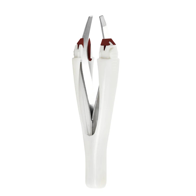 Retractable Automatic Eyebrow Tweezer | Portable Stainless Steel Eyebrow Tweezer QXL A3