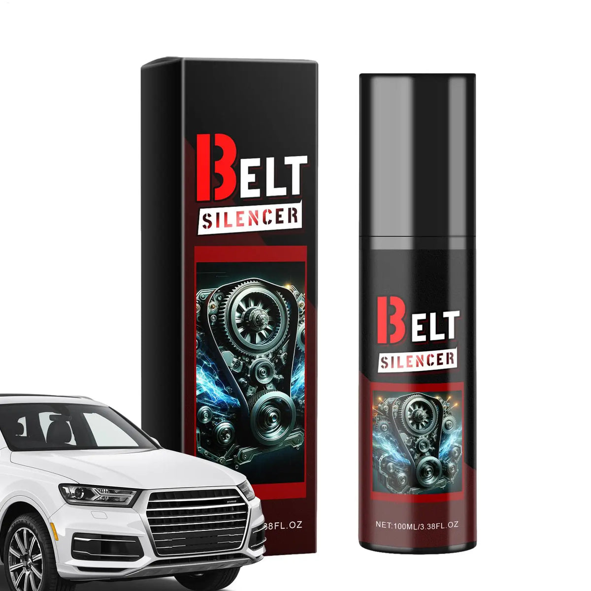Car Engine Belt Dressing Spray 100ml | Quiets & Extends Belt Life Belt Dressing Spray QXL 100ml