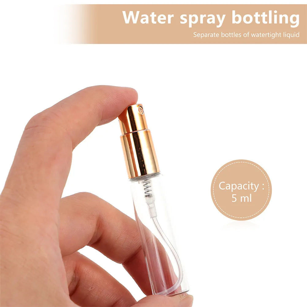 12-Pack Refillable Perfume Spray Bottles | 5ml Travel Set Perfume Travel Atomizer QXL