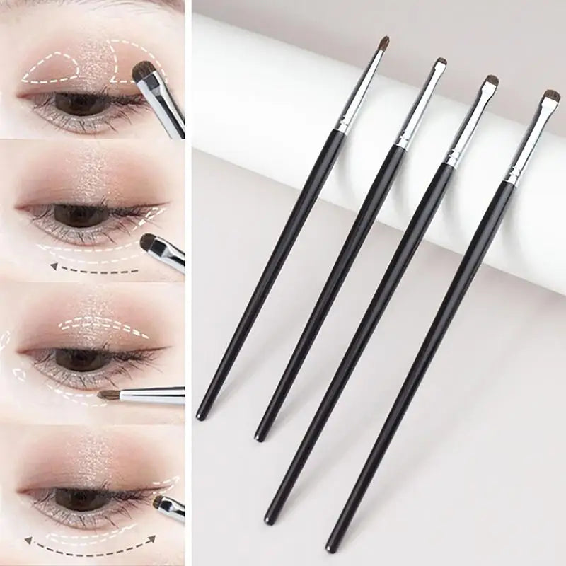 4/6-Pc Eye Detail Brush Set | Soft Eyeshadow Makeup Kit Eye Makeup Brushes QXL