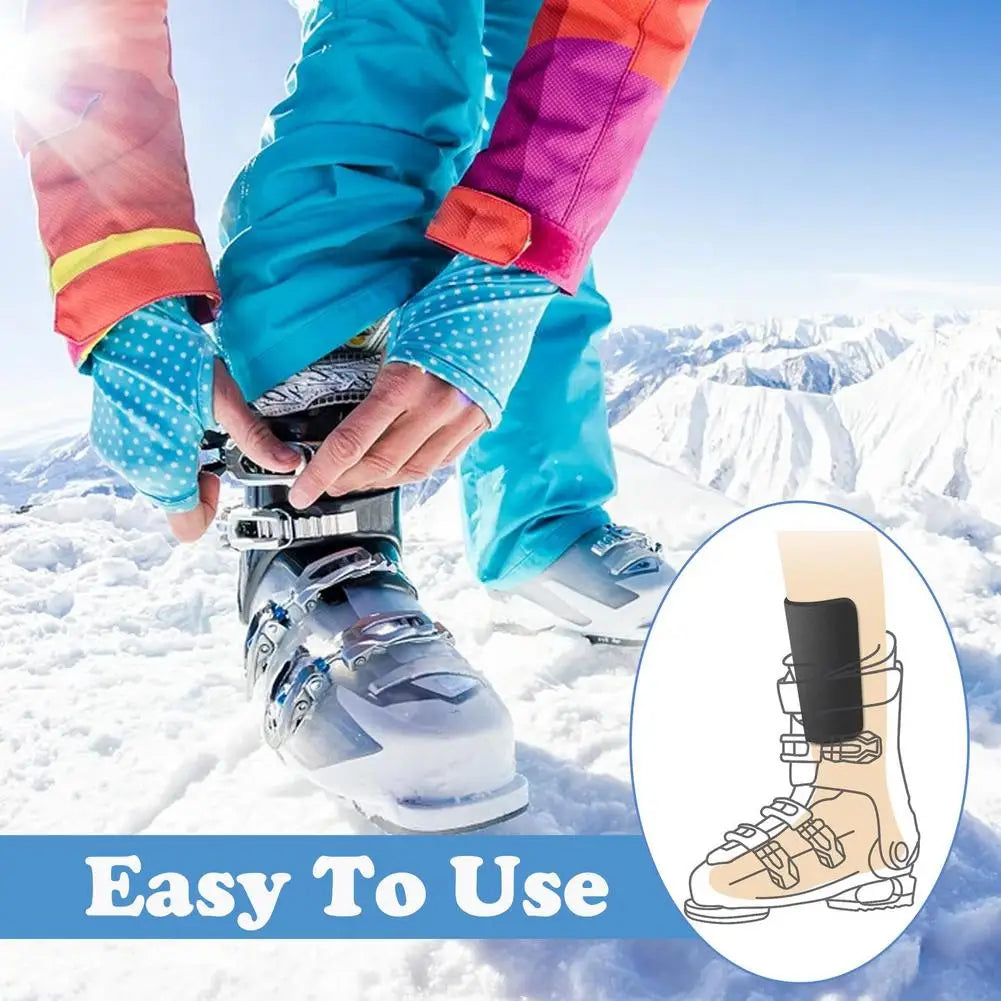 Ski Shin Guards | EVA Memory Foam Leg Protector for Skiing Ski Shin Guard QXL