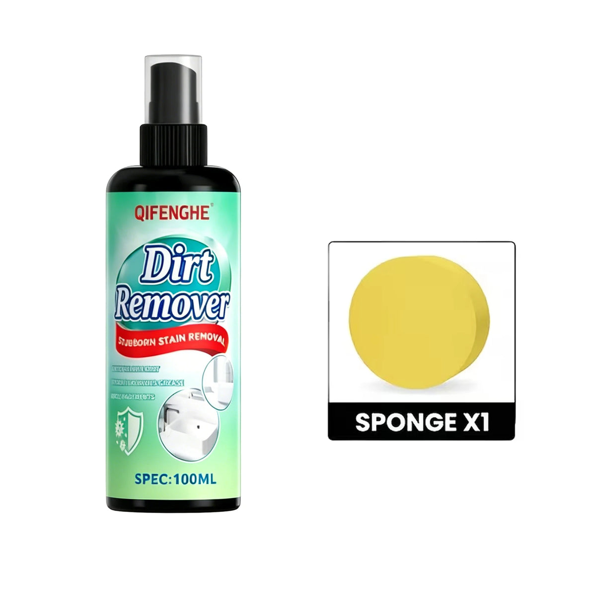 Multi-Surface Dirt & Stain Remover | Powerful Household Cleaner Household Surface Cleaner QXL Default Title