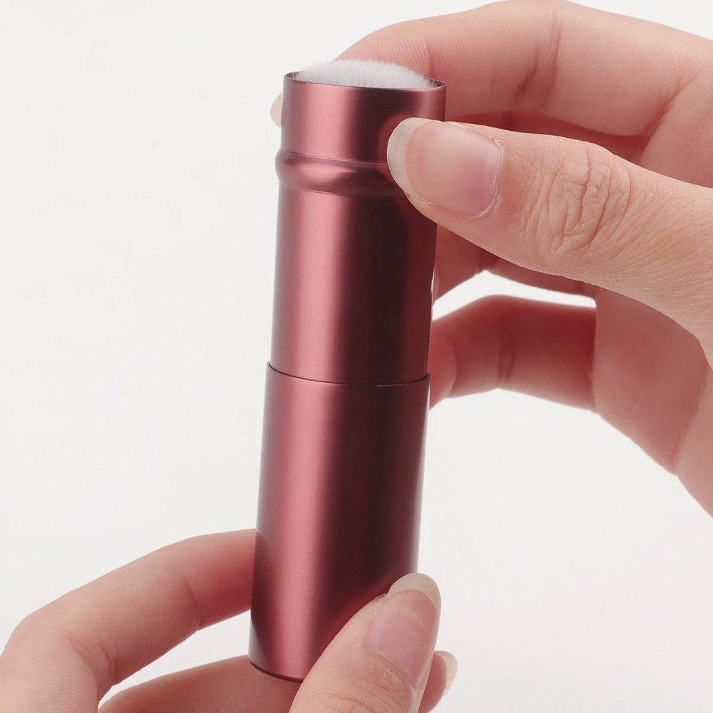 RANCAI Retractable Portable Powder Brush | Mini Makeup Brush Retractable Makeup Brush QXL