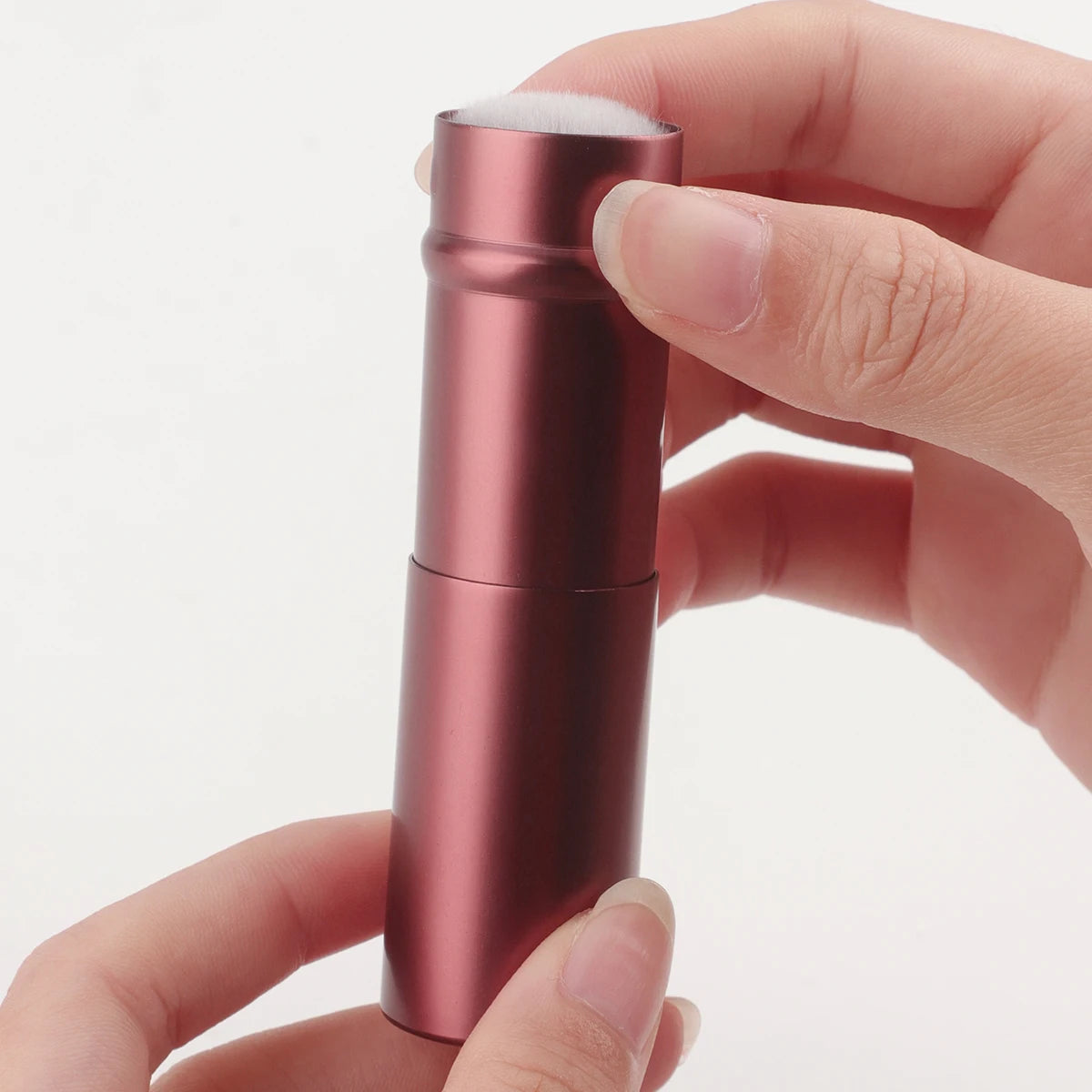 RANCAI Retractable Portable Powder Brush | Mini Makeup Brush Retractable Makeup Brush QXL