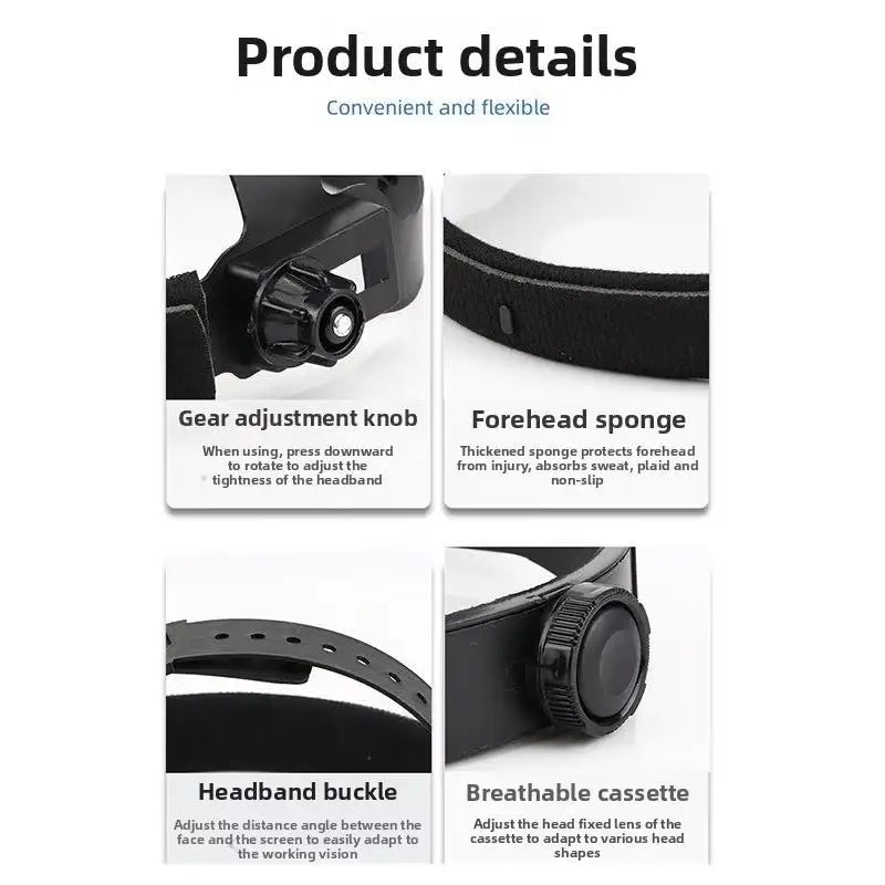 Safety Helmet Full Face Mesh Shield | Garden & Chainsaw Use Safety Helmet QXL