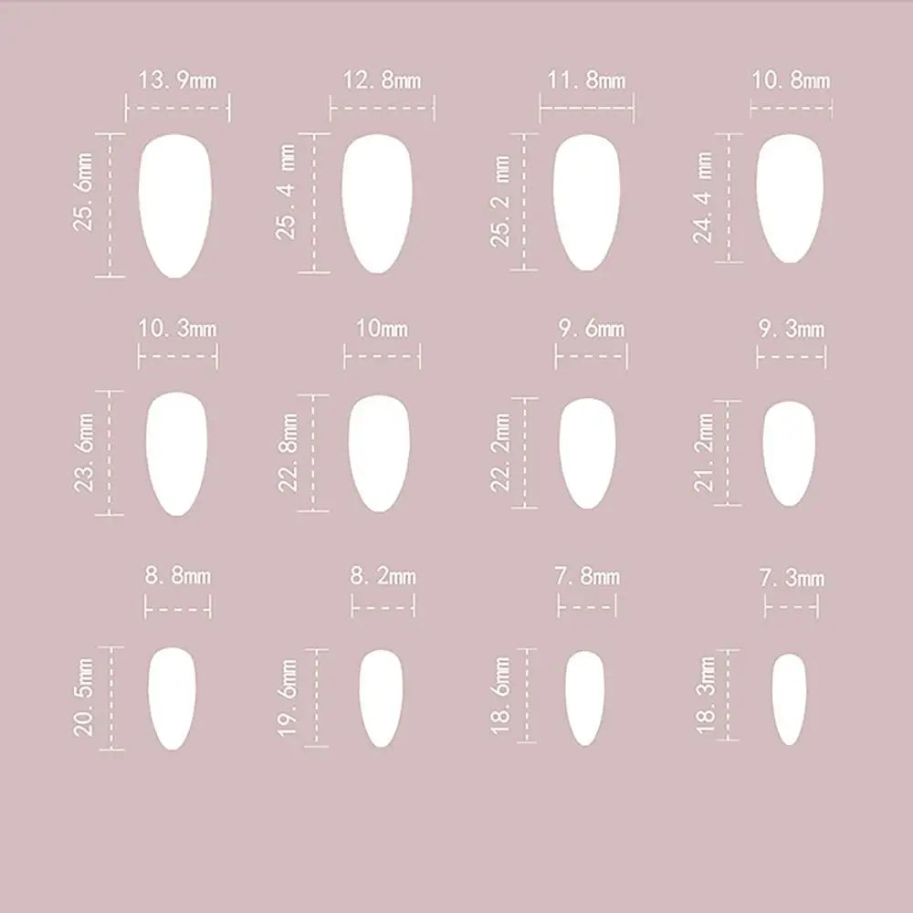 Cat Eye Pearl 3D Bow False Nails 24/30pc Full Cover Tips Press-On False Nails QXL