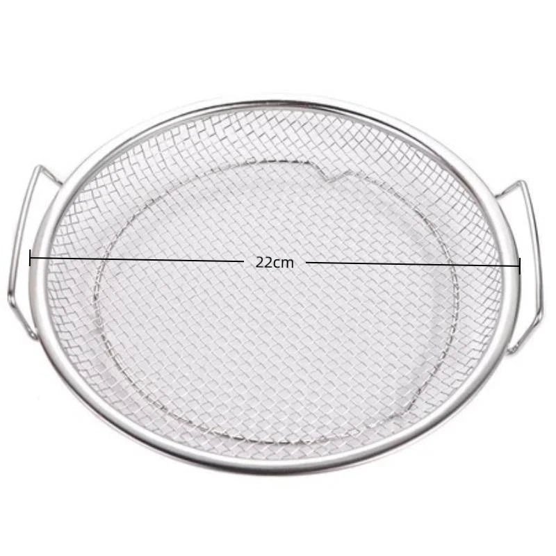 Stainless Steel Oil Strainer Mesh Sieve & Draining Tray Set Kitchen Strainer Set QXL 4