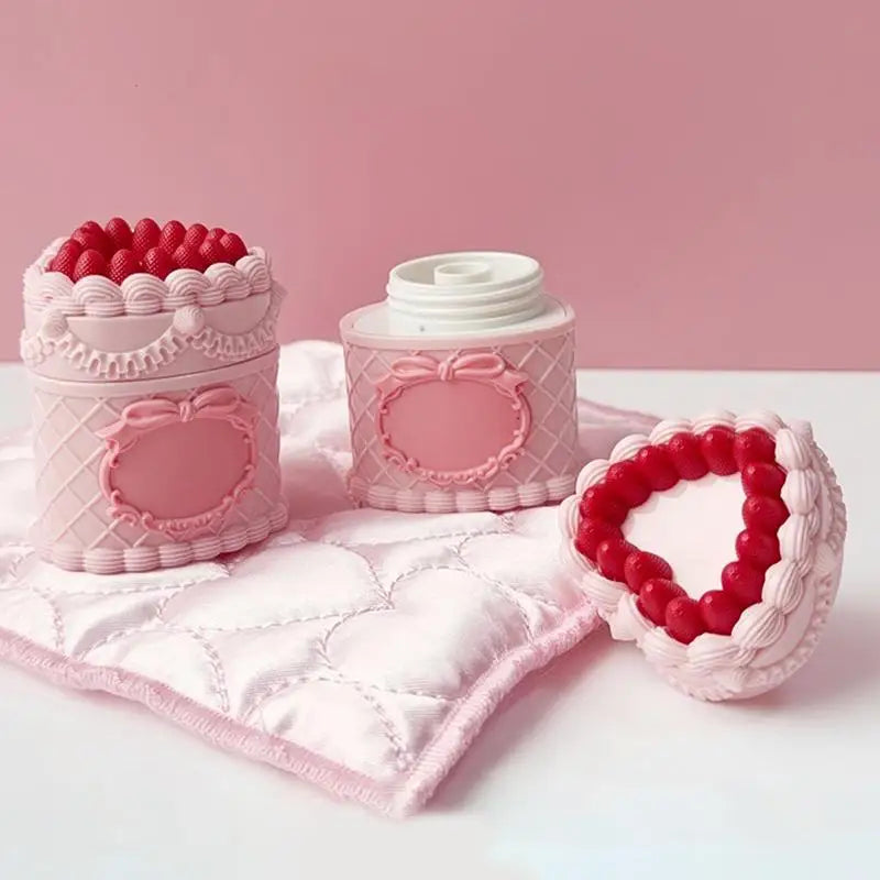 5g Cake Design Refillable Lip Gloss Jar | DIY Makeup Container Lip Gloss Container QXL