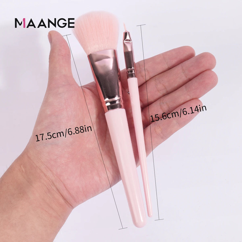 MAANGE 20-Pc Makeup Brush Set | Foundation, Eye & Face Brushes Makeup Brush Set QXL