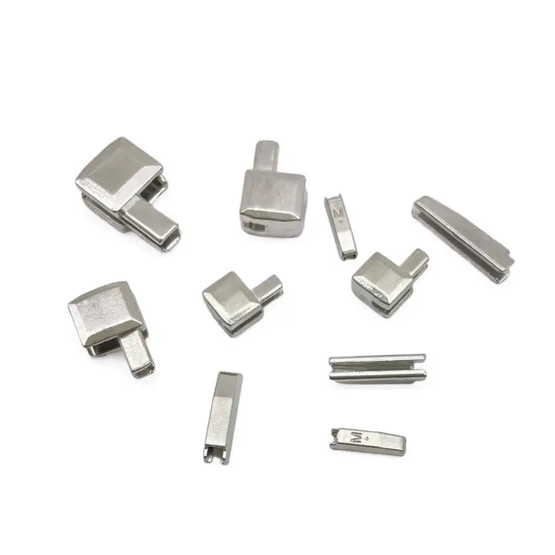 10-Set Metal Zipper Stopper Repair Kit | Open End Bottom Fix Zipper Repair Kit QXL