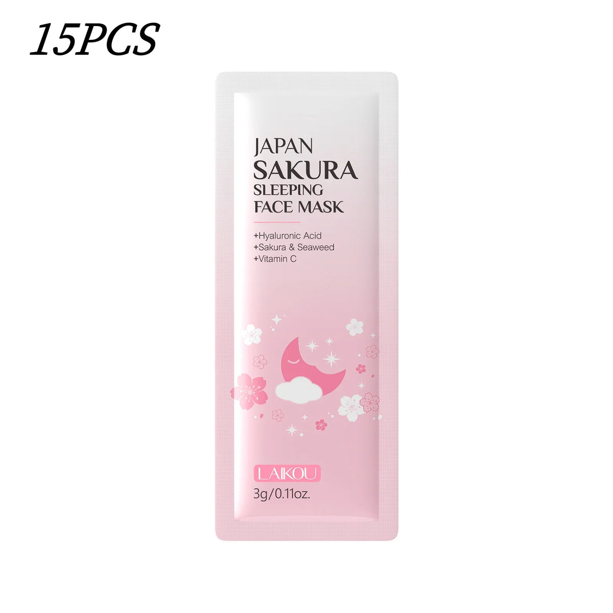 LAIKOU Sakura Overnight Sleeping Mask – Hydrating & Brightening Sleeping Face Mask QXL 02