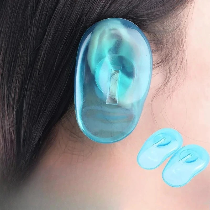 2-Pack Silicone Ear Covers for Hair Dyeing & Shower | Waterproof Hair Dye Ear Protector QXL Default Title