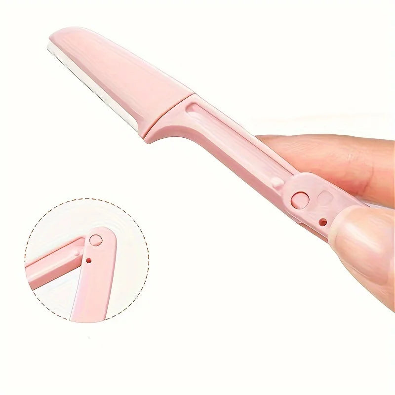 Portable Foldable Eyebrow Trimmer & Facial Shaver – 1 or 3 Pack Eyebrow Trimmer QXL