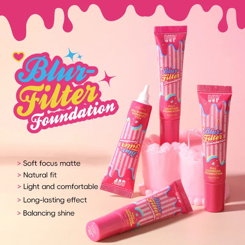 Matte Concealer Foundation – Lightweight, Breathable & Waterproof Matte Foundation QXL