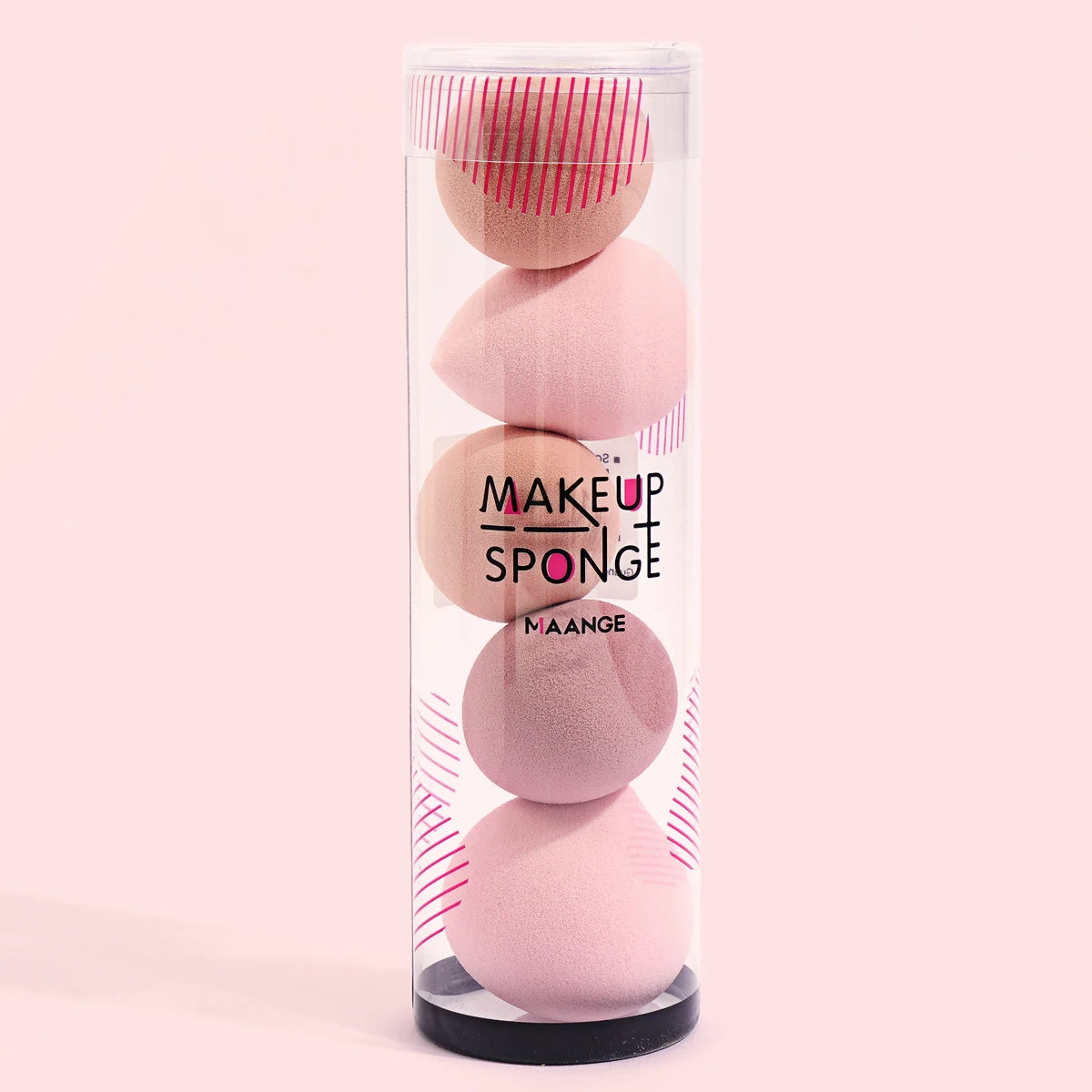 MAANGE 5-Pc Makeup Sponge Blender Set | Dry & Wet Beauty Puffs Makeup Sponge Set QXL