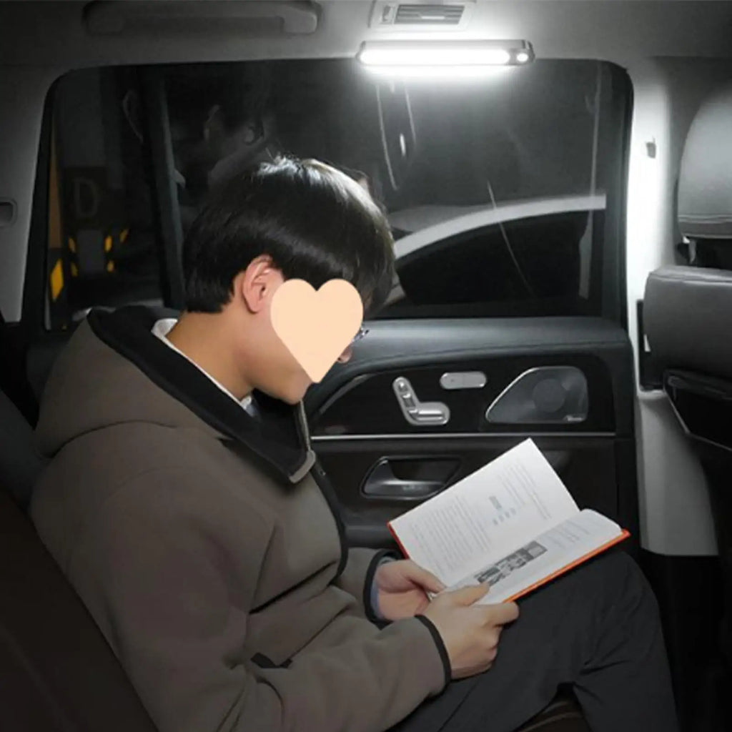 Magnetic LED Car Trunk Light | Motion Sensor USB Rechargeable Car Interior Light QXL