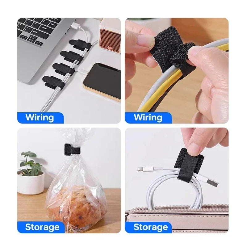 Reusable Nylon Cable Ties | Wire Organizer Straps 5/10/20-Pack Cable Organizer Ties QXL