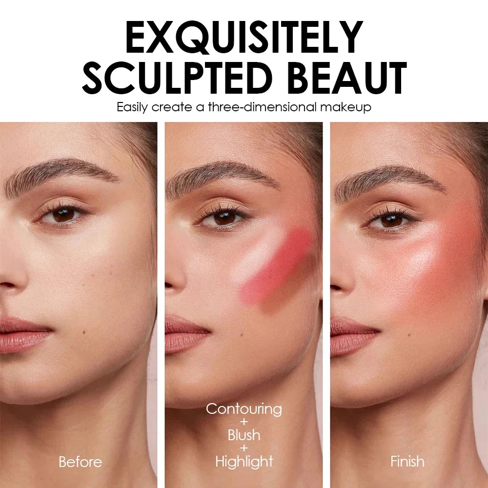 4-Pack CC Sticks Highlighter Blush Contour Waterproof Makeup Cream Makeup Sticks QXL