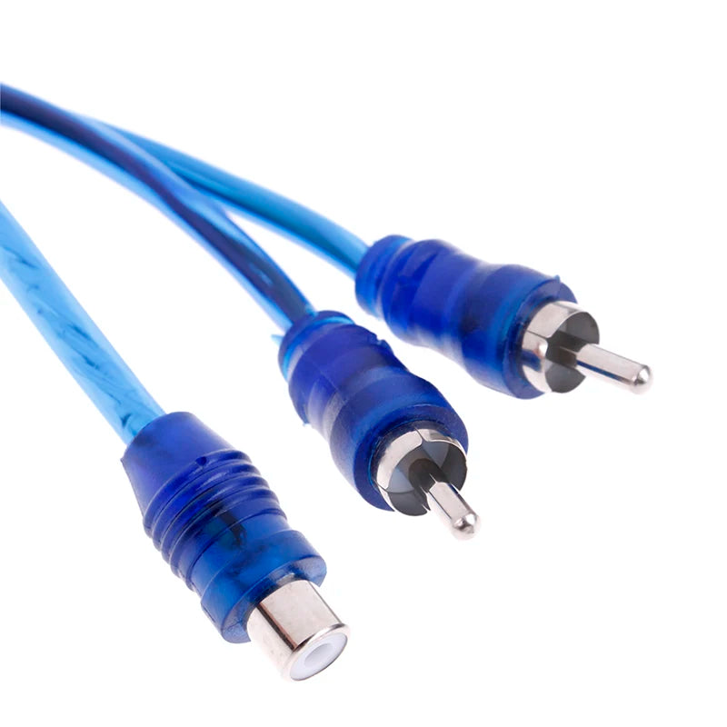 RCA Y Splitter Cable – 1F to 2M & 2F to 1M Stereo Audio Adapter RCA Audio Adapter QXL