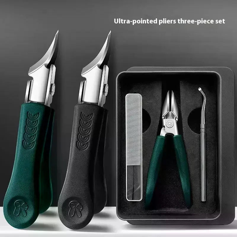 Slanted Anti-Splash Nail Clipper | Stainless Steel Toenail Cutter Nail Clipper QXL