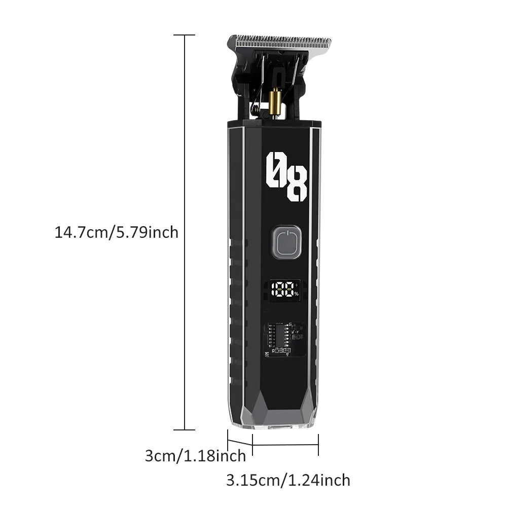 Ms.Dear Cordless Hair Clipper & Beard Trimmer | LED Display Cordless Hair Clipper QXL