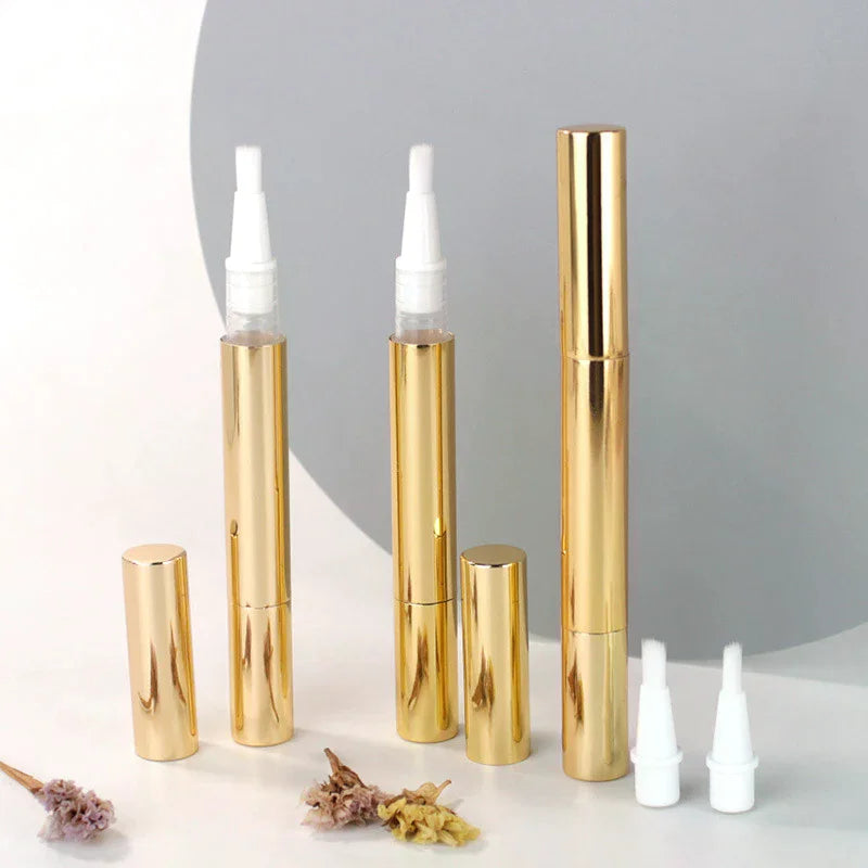 3ml Empty Twist Pen – Cuticle Oil & Lip Balm Brush Tube Refillable Brush Pen QXL