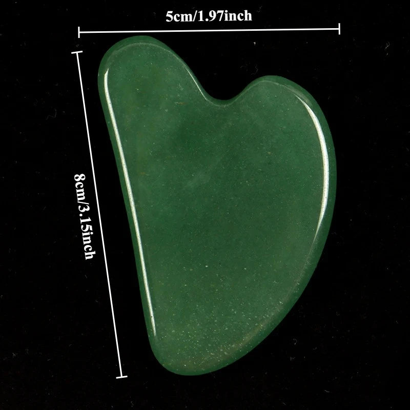 Heart-Shaped Resin Gua Sha Scraper | Facial Massage Tool Gua Sha Scraper QXL