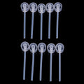 10-Pack Portable Perfume Refill Funnels & Filling Tools Set Perfume Refill Funnel QXL one size