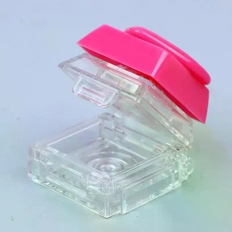 3g Refillable Flip-Top Lip Balm Jar | Heart-Shaped Cosmetic Container Cosmetic Lip Jar QXL