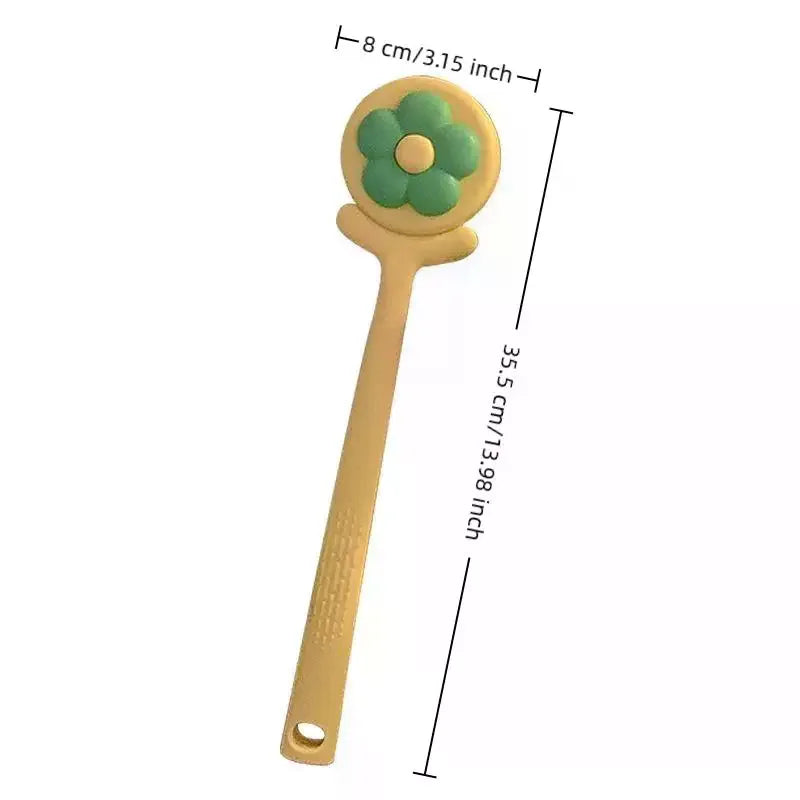 Long Handle Soft Body Brush – Back Scrubber & Exfoliator Bath Body Brush QXL