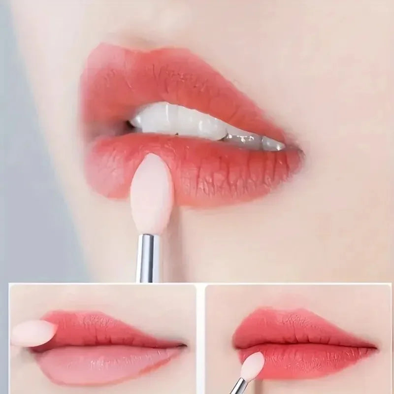 Silicone Lip Brush with Cover | Lipstick & Gloss Applicator Lip Brush Applicator QXL
