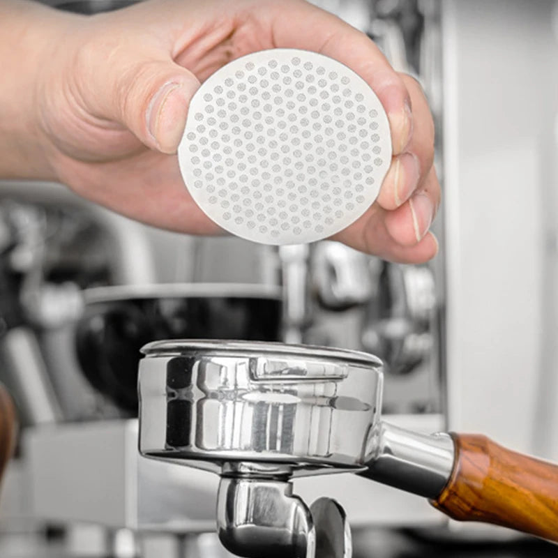 Espresso Puck Screen 51/53/58.5mm | Reusable Coffee Filter Espresso Puck Screen QXL