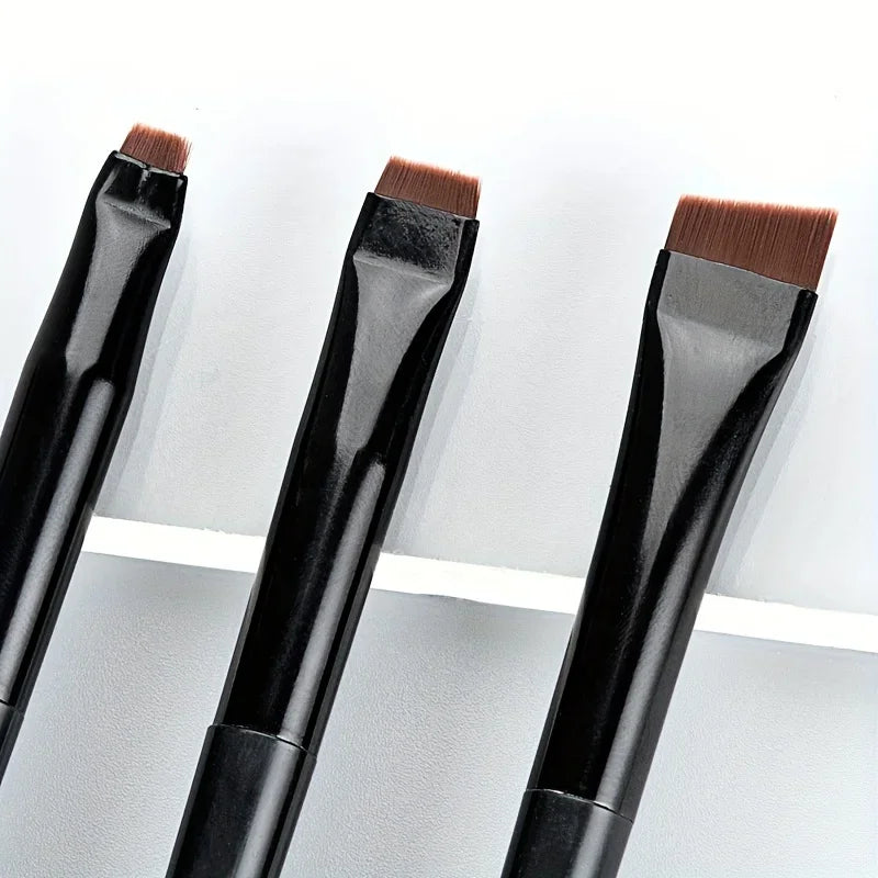3-Piece Eye Makeup Brush Set | Eyeliner, Brow & Shadow Eye Makeup Brush Set QXL