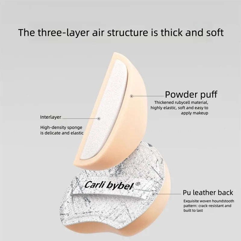 Cotton Candy Powder Puff 2-Pack | Super Soft Makeup Sponge Makeup Sponge Puff QXL