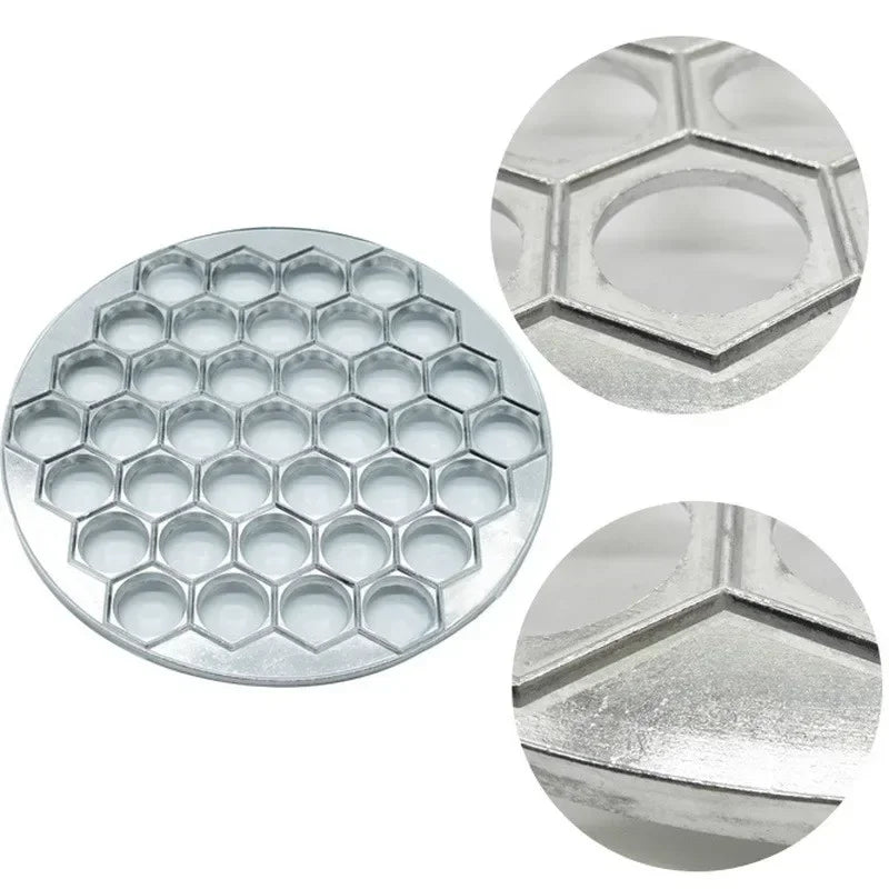 37-Hole Aluminum Alloy Dumpling & Ravioli Maker Mold Dumpling Maker Mold QXL