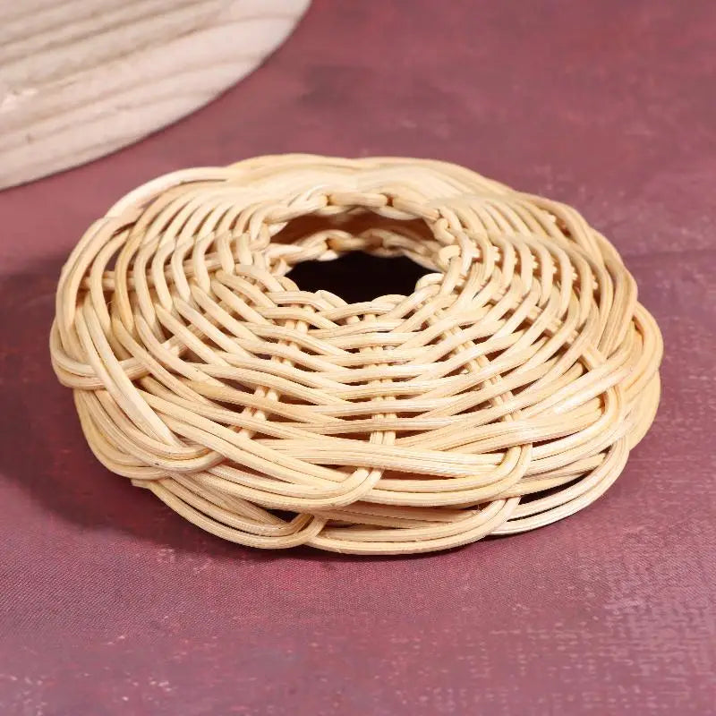 Handwoven Rattan Pendant Lampshade | Retro Basket Shade 2-Pack Pendant Lampshade QXL