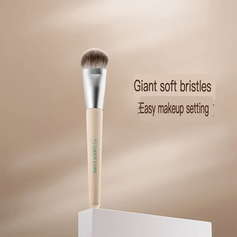 3-Piece Fluffy Round Highlighter & Shadow Makeup Brush Set Makeup Brush Set QXL