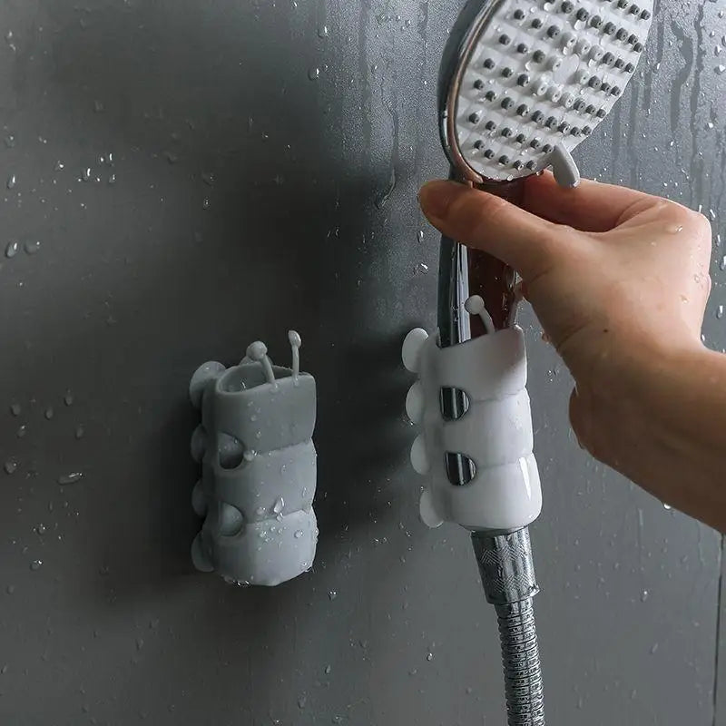 Adjustable Silicone Shower Head Holder | Suction Cup Mount Shower Head Holder QXL