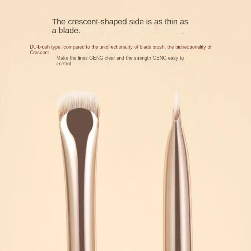 Curved Eyeliner Brush – Thin Angled Eye Makeup Brush Eyeliner Makeup Brush QXL