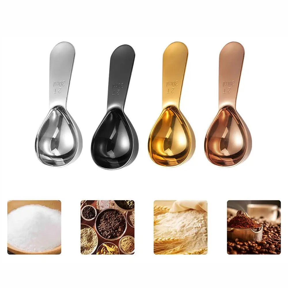Stainless Steel Coffee Measuring Scoop – 30ml / 2 Tbsp Coffee Measuring Scoop QXL