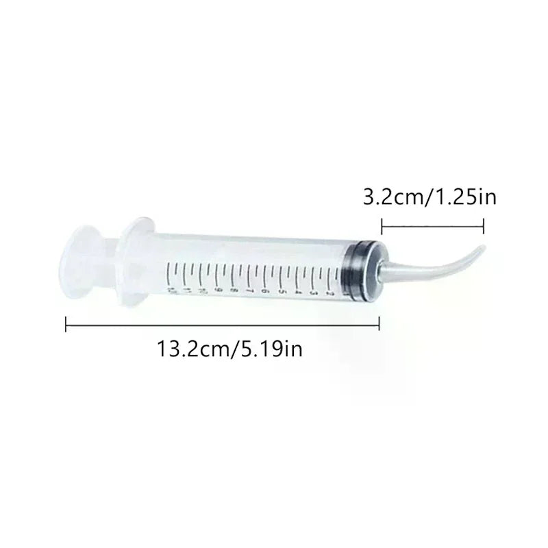 12ml No-Needle Plastic Dispensing Syringes | 3 or 6 Pack Liquid Dispensing Syringe QXL