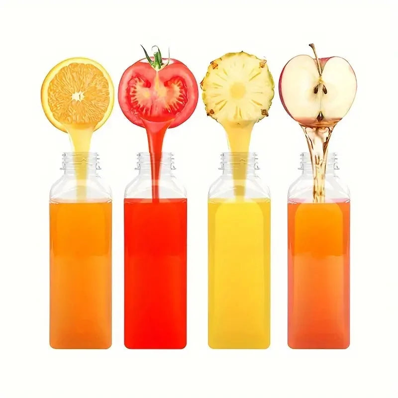 BPA-Free Reusable Juice Bottles with Lids – 5 to 16 oz Reusable Drink Bottles QXL
