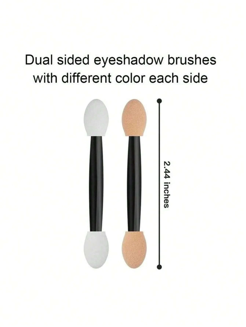 Double-Head Sponge Eyeshadow Applicator Sticks | 10–150 Pack Eyeshadow Applicators QXL