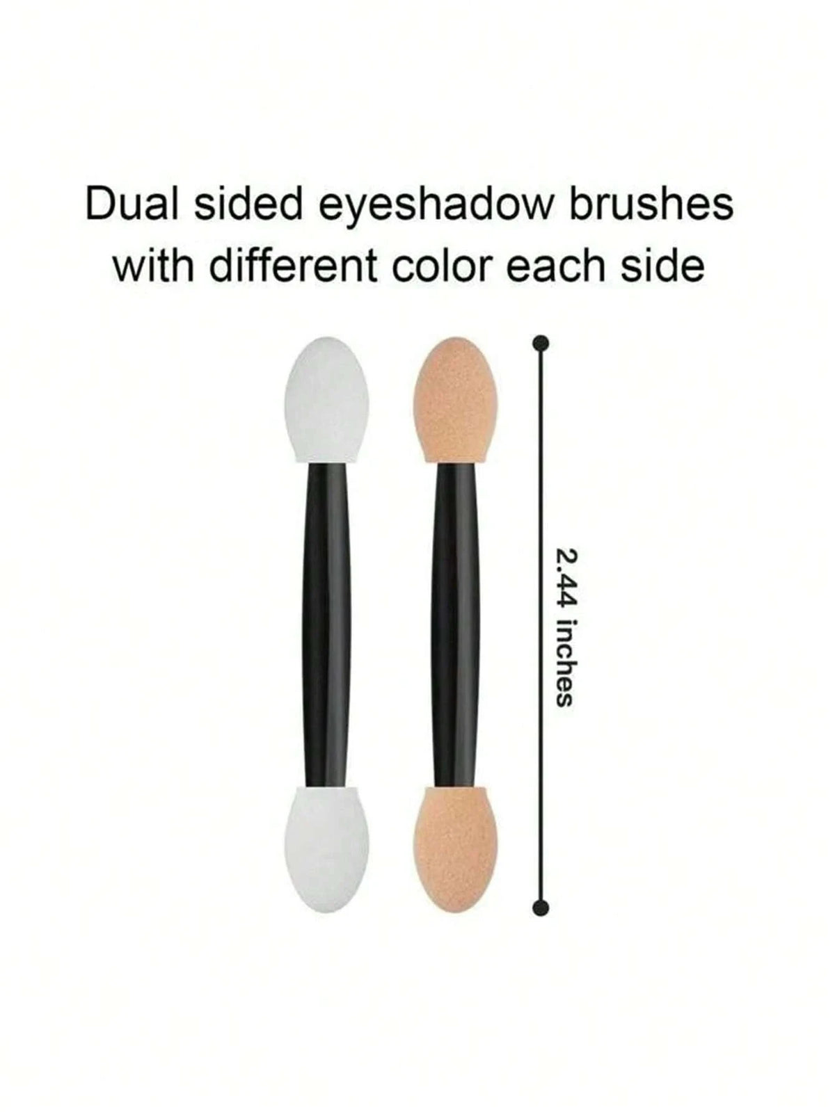 Double-Head Sponge Eyeshadow Applicator Sticks | 10–150 Pack Eyeshadow Applicators QXL