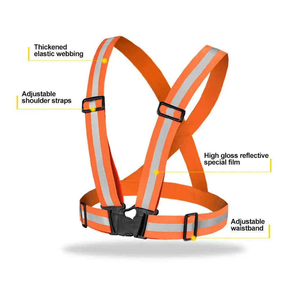 Reflective Safety Vest | Adjustable for Adults & Kids Reflective Safety Vest QXL