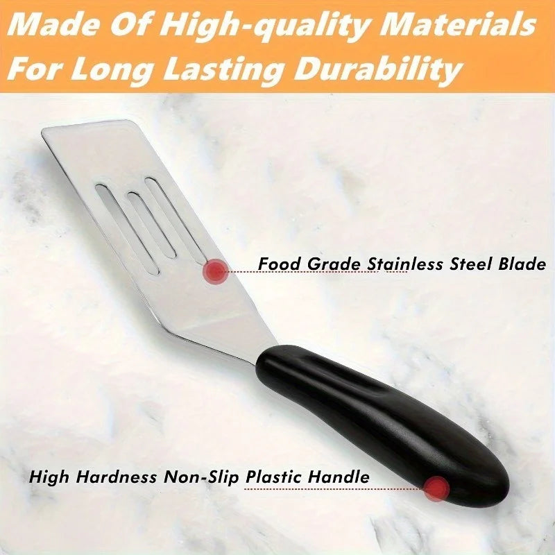 Mini 3-in-1 Stainless Steel Spatula – Cutter, Turner & Server Kitchen Spatula QXL