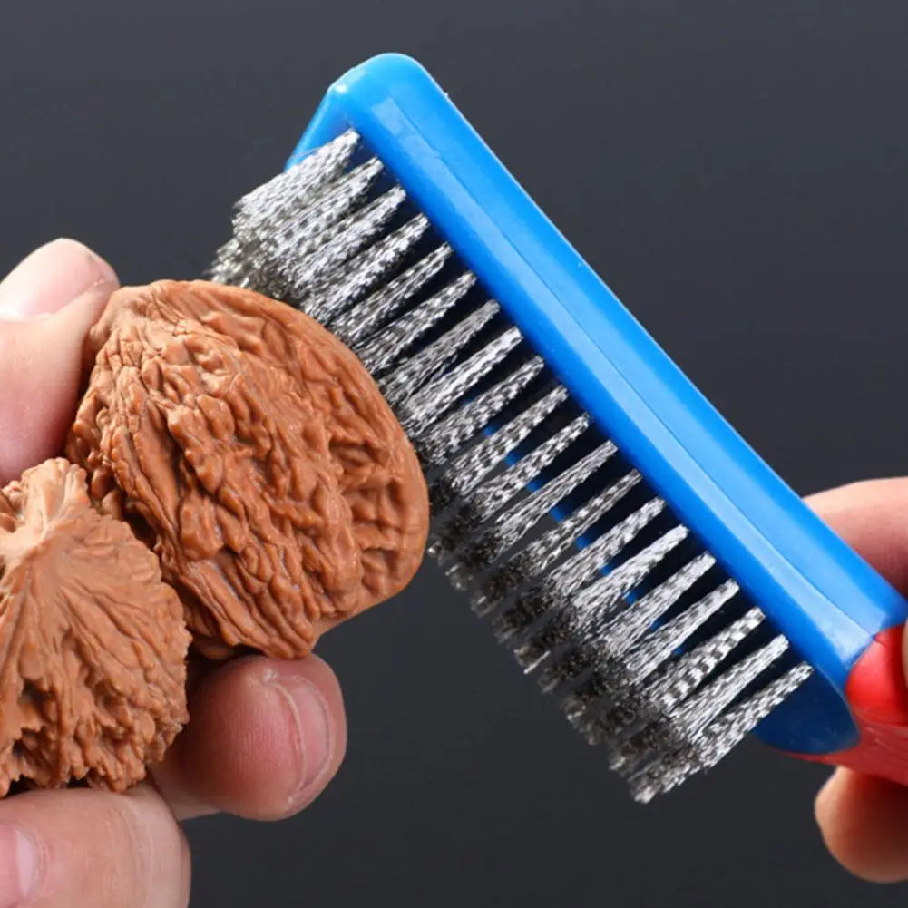 Heavy-Duty Stainless Steel Wire Brush | Rust & Paint Remover Wire Cleaning Brush QXL
