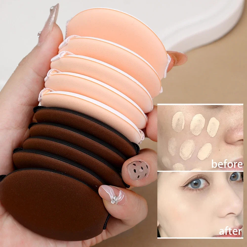 Dry & Wet Dual-Use Powder Puff | Foundation & Concealer Sponge Makeup Powder Puff QXL